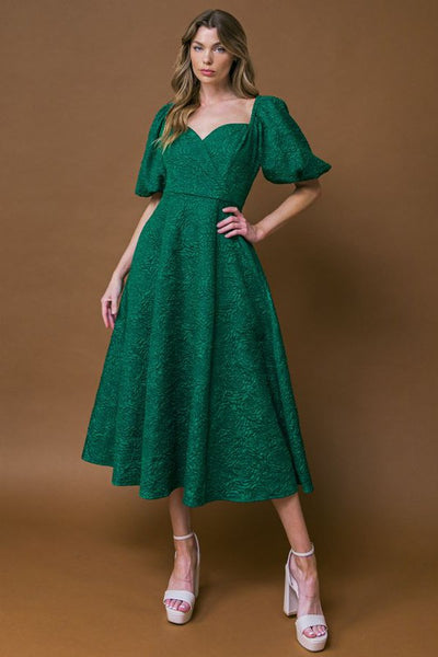 knee length dresses for ladies Daydreams of You Midi Dress – IZEL BOUTIQUE