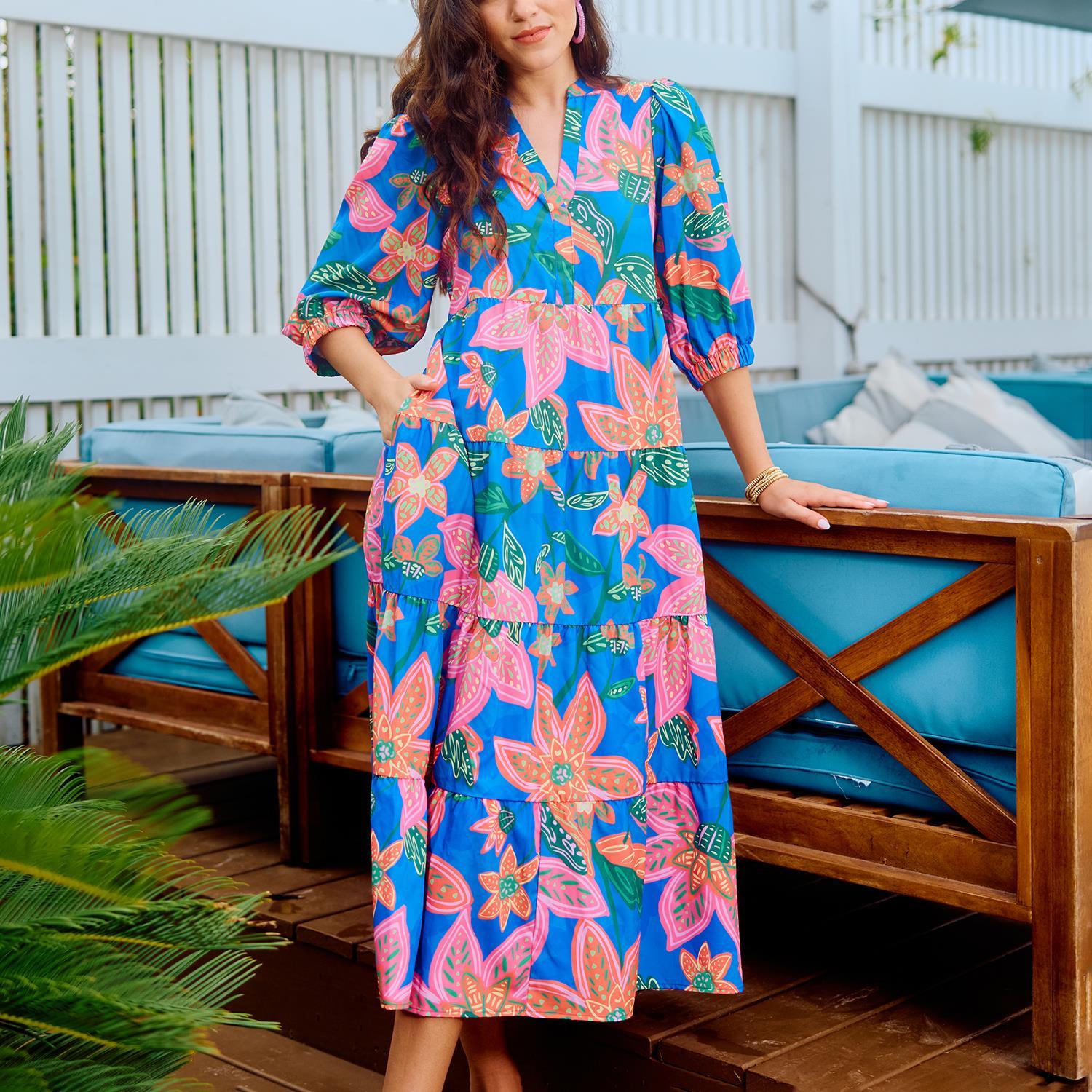 Cameron Island Dreams Dress (Mary Square) IZEL BOUTIQUE Cameron Island Dreams Dress (Mary Square) IZEL BOUTIQUE