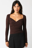 Raina Sweetheart Neckline Top