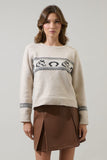 Camelot Horse Raglan Sleeve Sweater