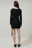 Karlie Pleated Mini Dress