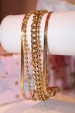 Gold Beaded Bracelet - Water Resistant