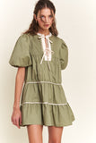 Perfect Meets Cute Olive Dress