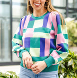 Hallie Multi Square Sweater (Michelle McDowell)