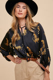 Alice Animal Print Blouse