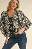 Joyce Leopard Blouse