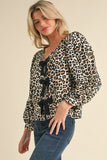 Joyce Leopard Blouse