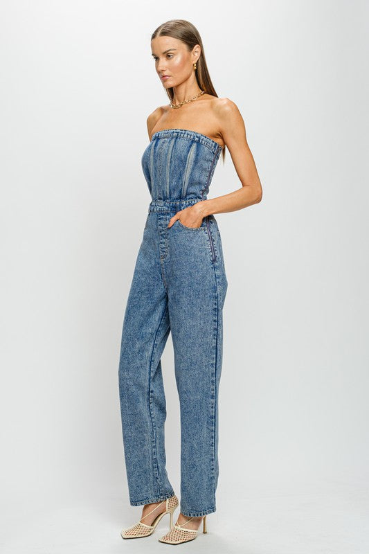 Sewing Pattern for Womens Jumpsuit, Strapless Jumpsuit, Denim Jumpsuit,  Boned Jumpsuit, Mccalls 8360 11711, Size 6-14 16-24, Uncut - Etsy
