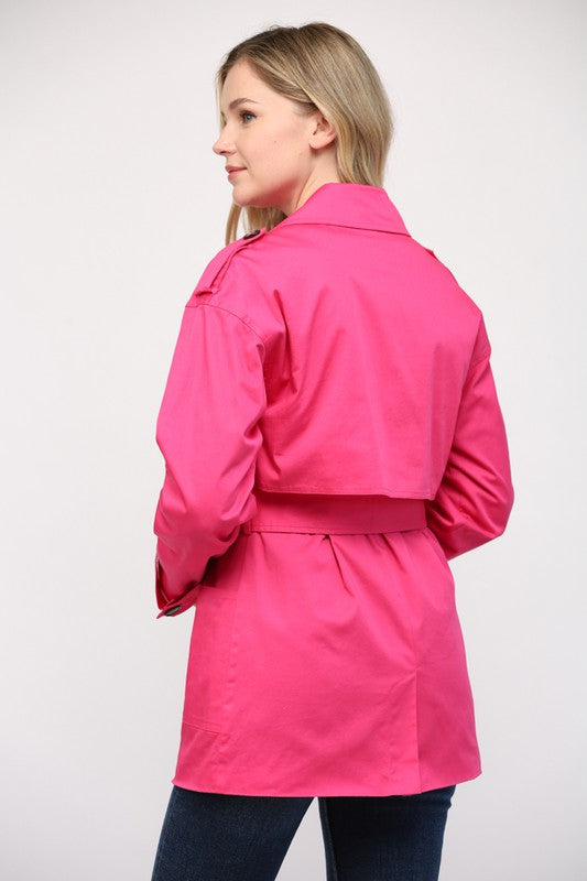 Barbie Pink Trench Coat