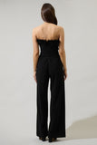 Monet Strapless Wide Leg Jumpsuit