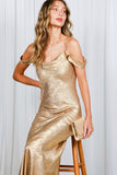 Lovers Gold Maxi Dress