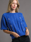 Back to Pearls Sweater Top