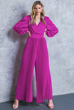 Over and Done For Fuchsia Jumpsuit