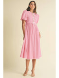 Bubblegum Love Midi Dress