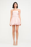 So Sweet Pink Strapless Bubble Dress