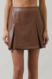 Anisa Leather Calera Mini Skirt