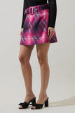 Sussane Plaid Zohara Belt Mini Skirt