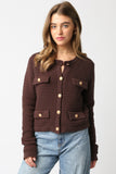 Maggie Brown Knit Sweater