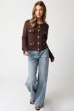 Maggie Brown Knit Sweater