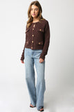 Maggie Brown Knit Sweater