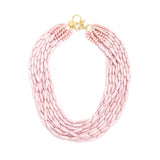 Zenzii Glossy Beaded Pastel Necklace