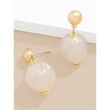 Zenzii Iridescent Bead Drop Earring