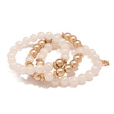 Zenzii Iridescent Beaded Stretch Bracelet