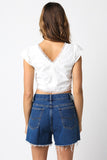 Coastal Eyelet Crop Top