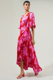 Burning Love Maxi Wrap Dress