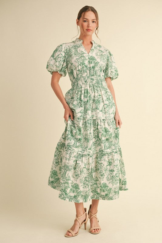 elle floral maxi dress ELLE Maxi Dress