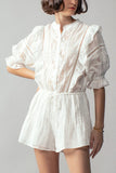 Lace Ruffle Romper