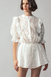 Lace Ruffle Romper