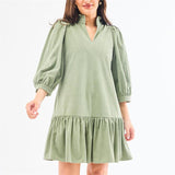 Naomi Corduroy Dress (Mary Square)