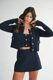 Loving You Tweed Top and Cardigan
