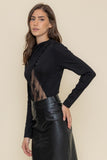 Lace Long Sleeve Bodysuit