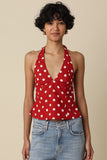 Dolce Dot Halter Top