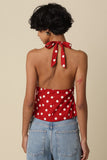 Dolce Dot Halter Top