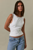 City Lights Cowl Back Top