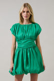 Sarahi Ruched Bubble Mini Dress