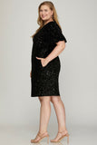 Mina Plus Size Sequin Dress