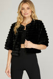 Adrienne Crop Faux Fur Jacket