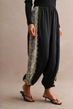 Side Lace Trim Pants