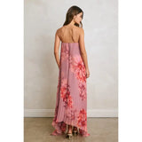 Floral Chiffon Maxi Dress