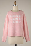 Love Valentine Sweater Top