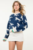 Sterling Horse Navy Sweater