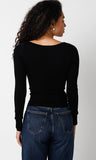 Sadie Essential Long Sleeve Knit Top