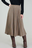 Glen Pleated Skirt