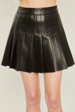 Shelly Leather Skirt