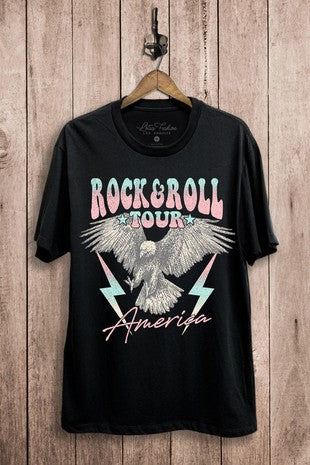 Rock and Roll Eagle Tee