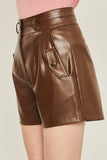 Patricia Leather Short